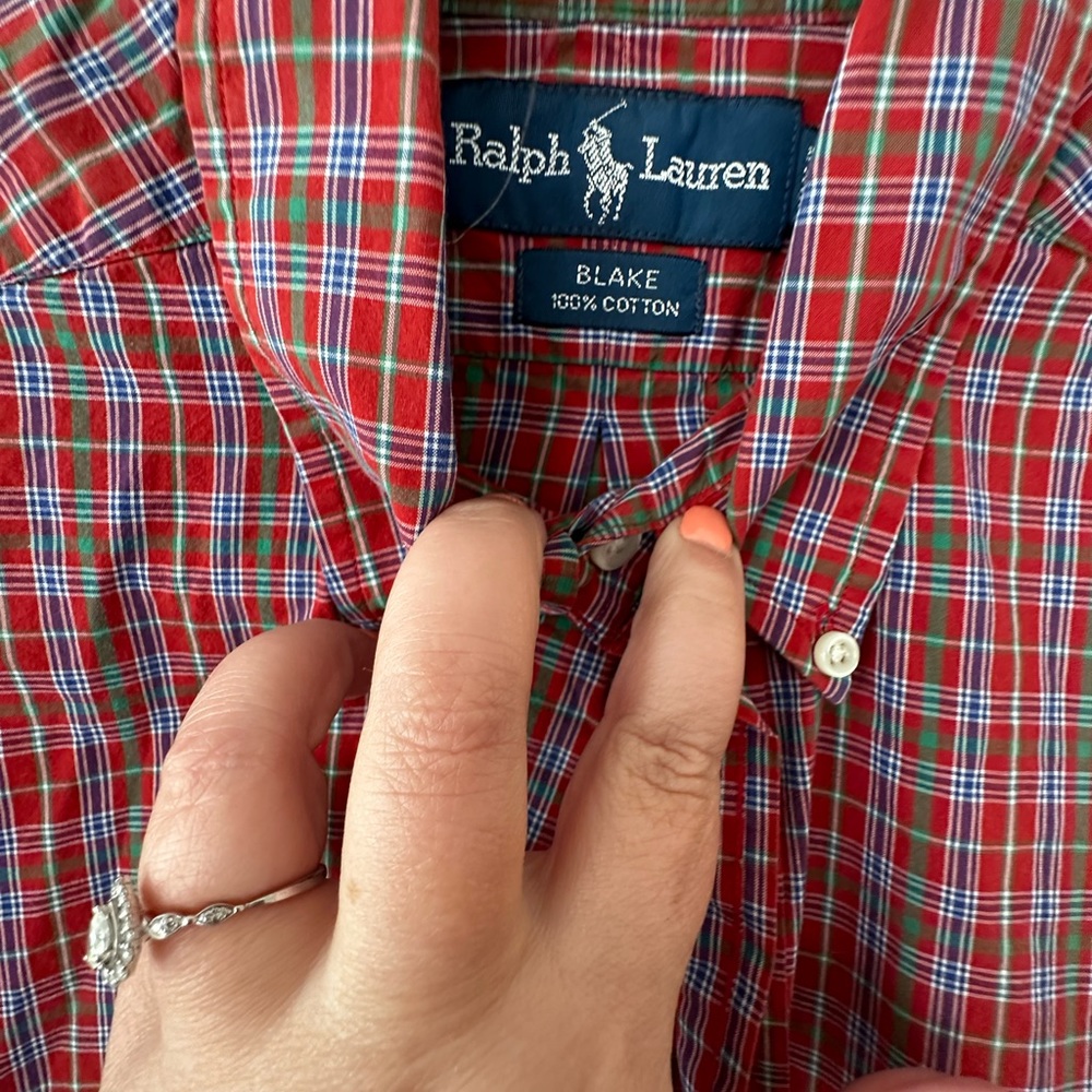 Short sleeve Ralph Lauren button down. - Picture 2 of 4